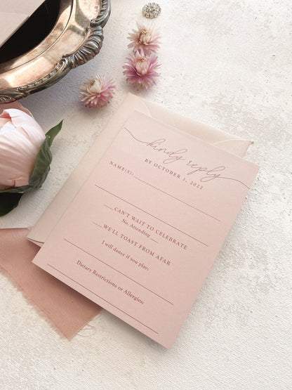 Acrylic Wedding Invitation |  |  Clear Invitations | Invitation Card | Elegant Invitations - Style 121 Option 3a