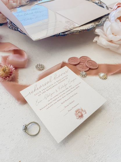 Acrylic Wedding Invitation |  |  Clear Invitations | Invitation Card | Elegant Invitations - Style 121 Option 3a