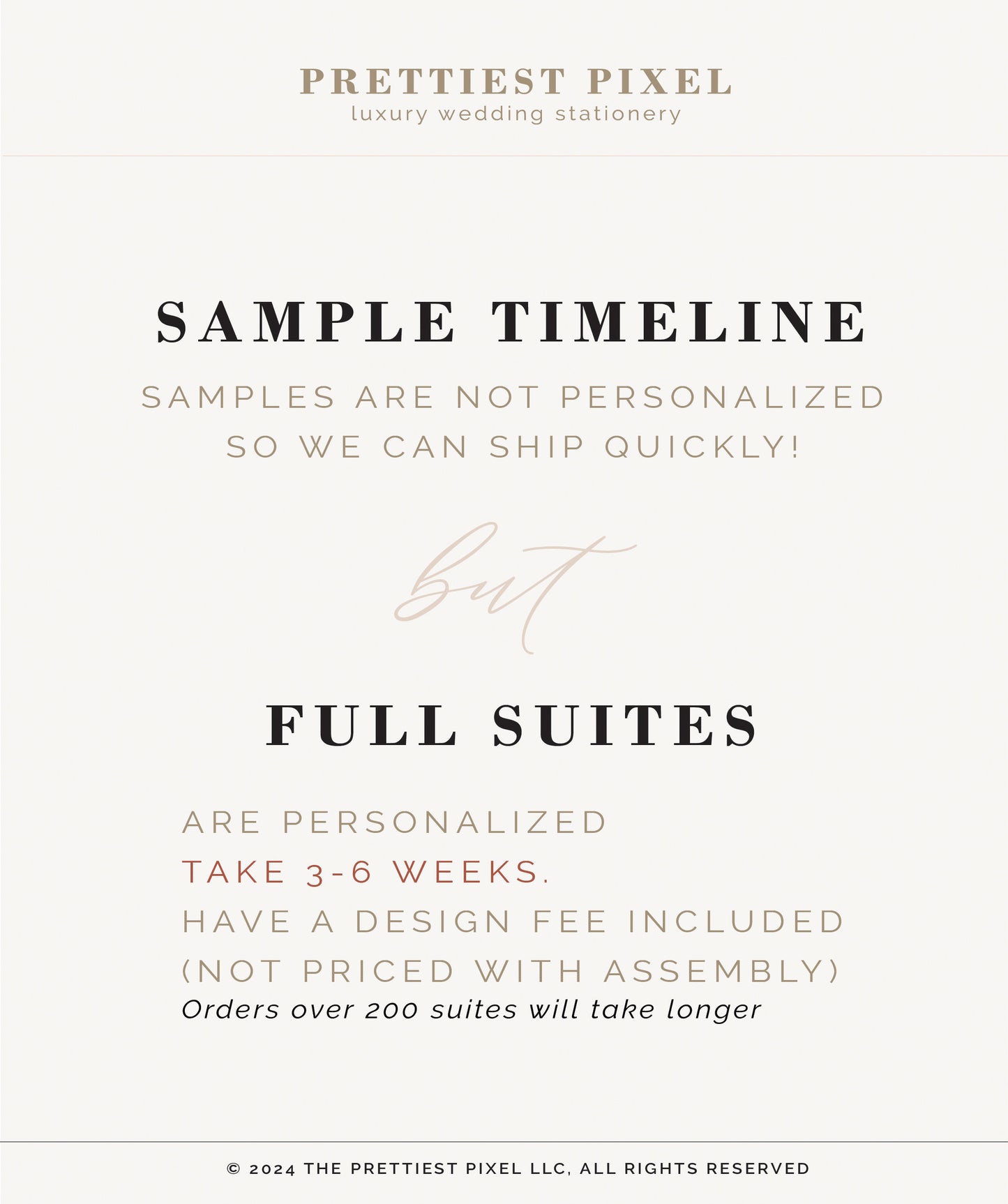 Ivory Wedding Invitation with Gold Foil - Style 118