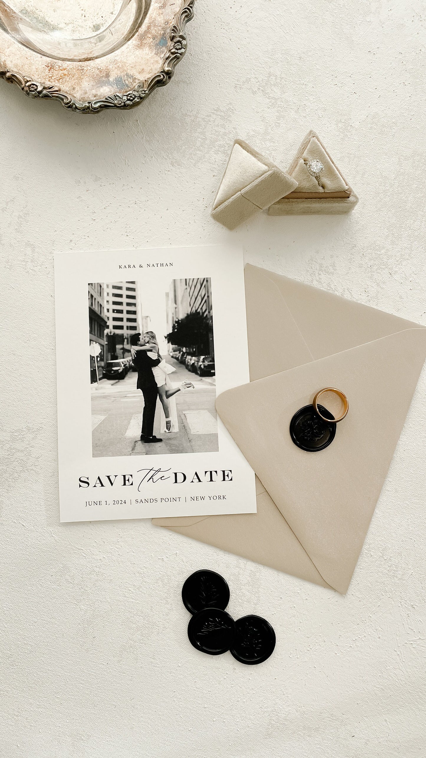 Save the Date - Wedding Save the Date Engagement Invitation Wedding Papers Style 18