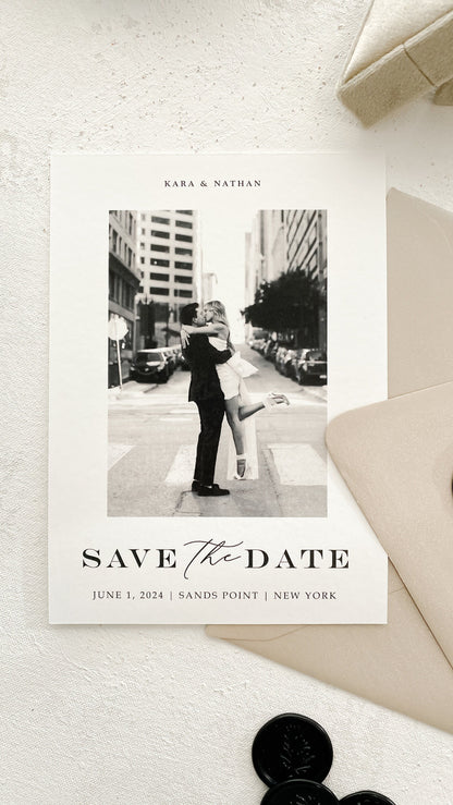 Save the Date - Wedding Save the Date Engagement Invitation Wedding Papers Style 18