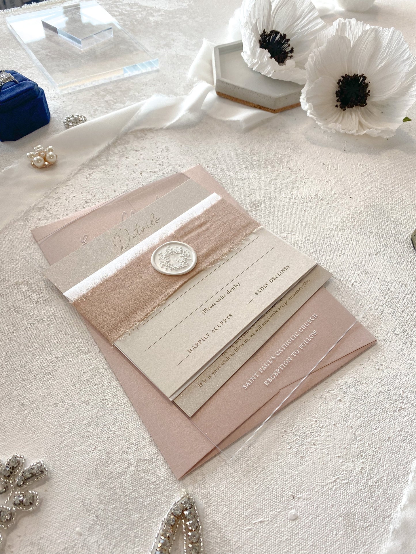 Acrylic Wedding Invitation | Style 38