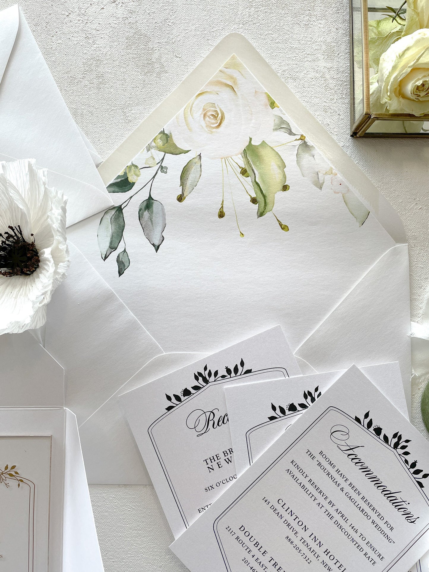 Acrylic Wedding Invitation | Invites  | Custom Invitations | Invitation Card | Elegant Invitations - Style 85 - Option 2