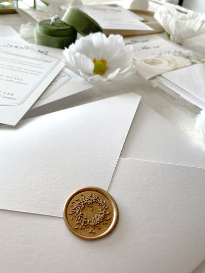 Acrylic Wedding Invitation | Invites  | Custom Invitations | Invitation Card | Elegant Invitations - Style 85 - Option 2