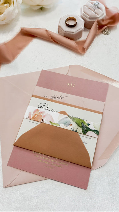 Trendy Wedding Invitations | Modern Event Invitations -  Style 122