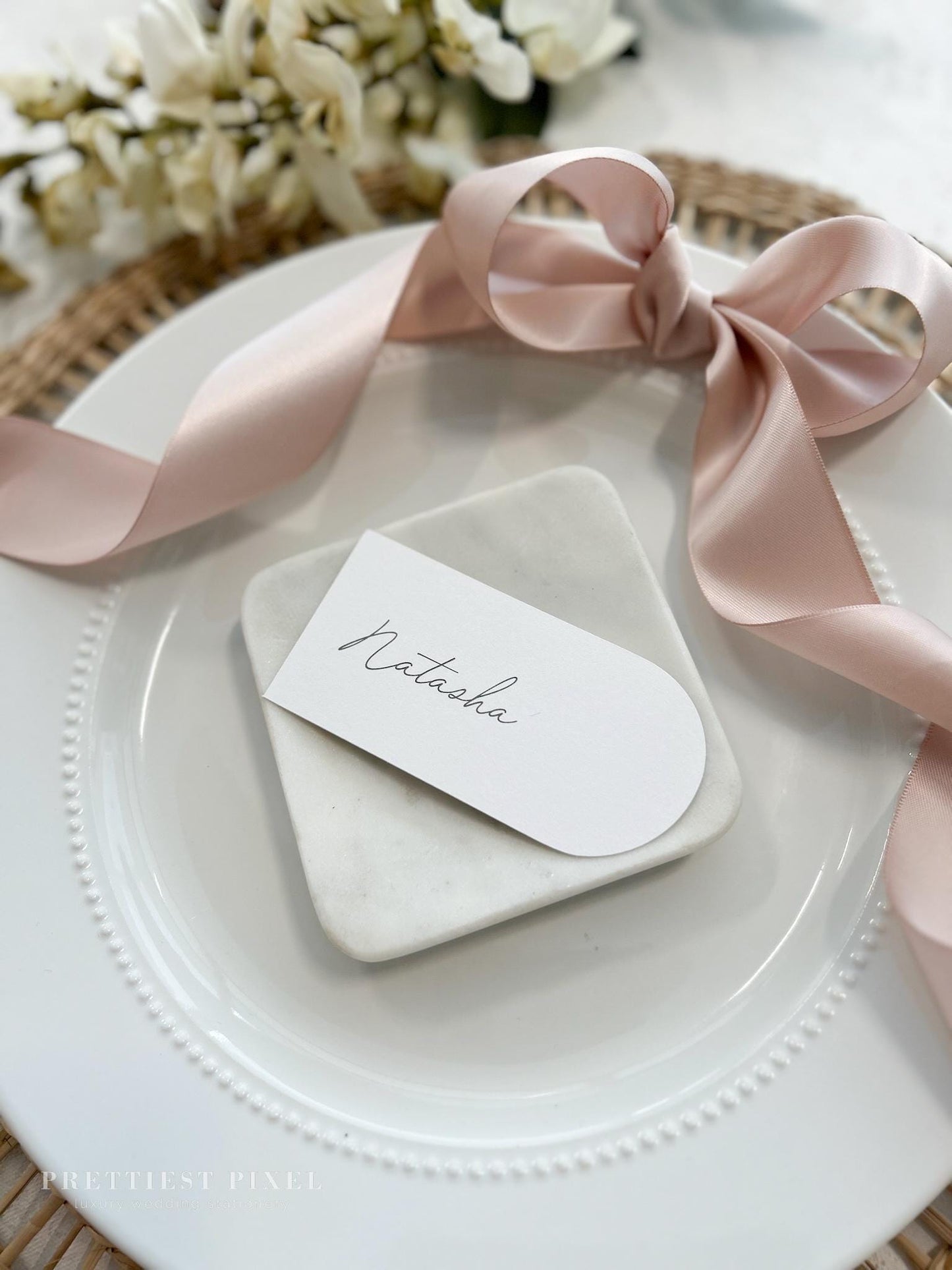 Arch Place Cards | Die-Cut Name Cards Name Tags - Style 308