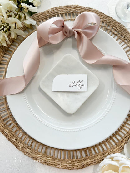 Half Arch Place Cards | Elegant Die-Cut Name Cards Name Tags - Style 241