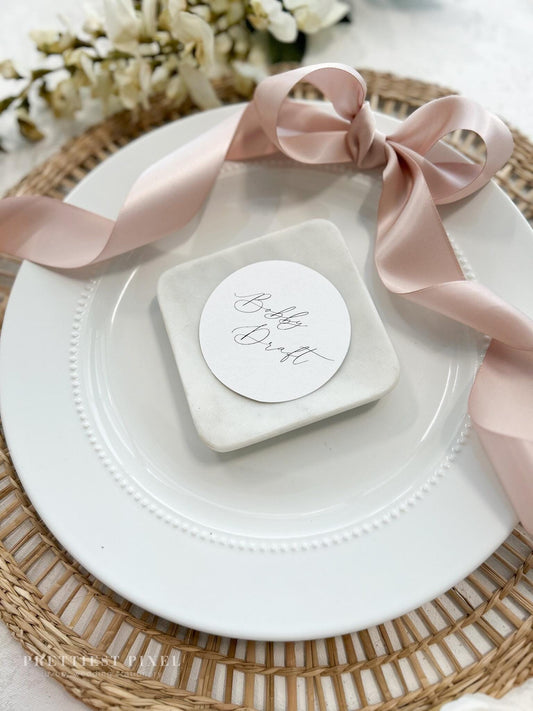 Custom Circle Place Cards |  - Style 102