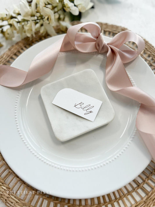 Half Arch Place Cards | Elegant Die-Cut Name Cards Name Tags - Style 241