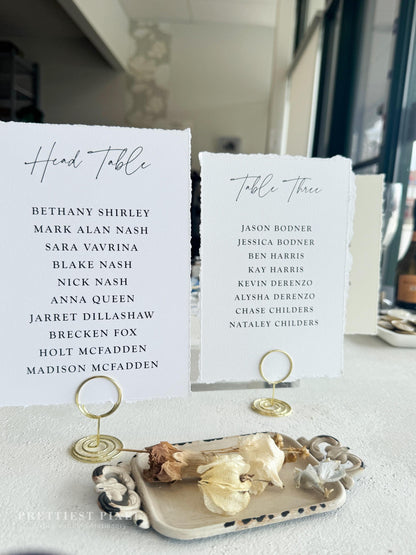 Wedding Seating Chart Style 283 – Elegant Custom Table Numbers for Reception Decor