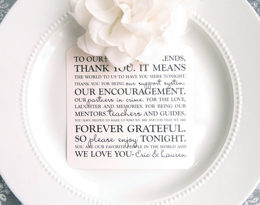 Wedding  Thank You Card | Wedding Thank You Card | Thank You Card | Thank You - Style TY67   | SET OF 10