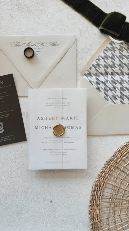 Digitally Printed Wedding Invitations | Style 1588