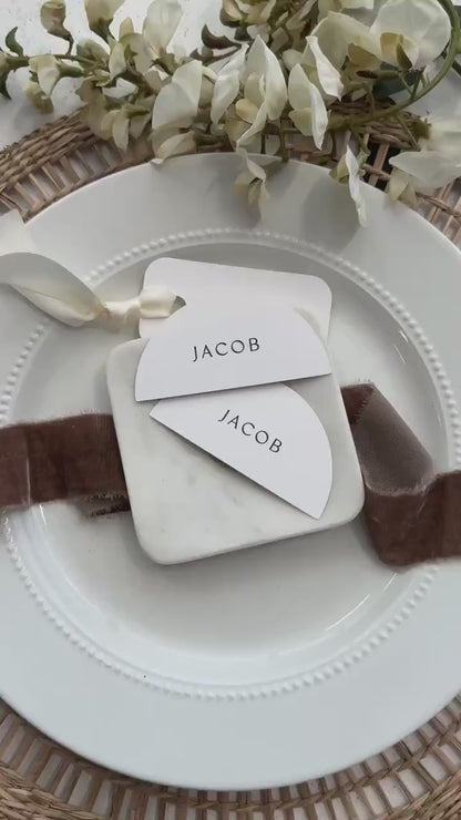 Custom Arch Place Cards | Die-Cut Name Cards Name Tags - Style 154